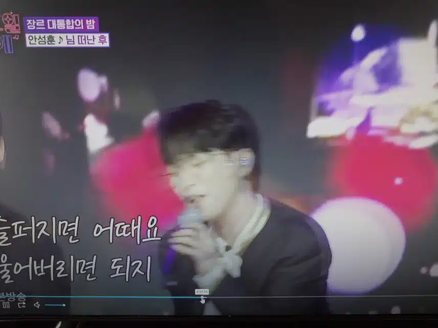 애드리브작렬무대 안성훈 님  떠난후 무대