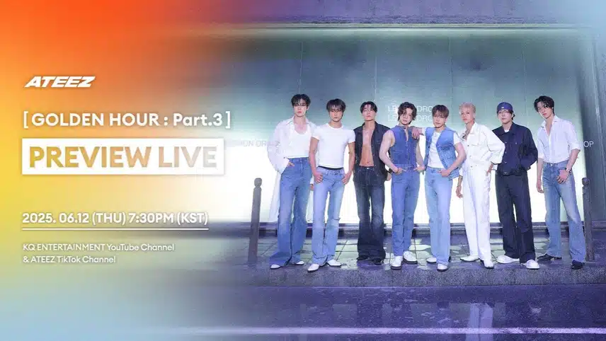 [LIVE🔴] 2025/06/12 ATEEZ(에이티즈) [GOLDEN HOUR : Part.3] PREVIEW LIVE  