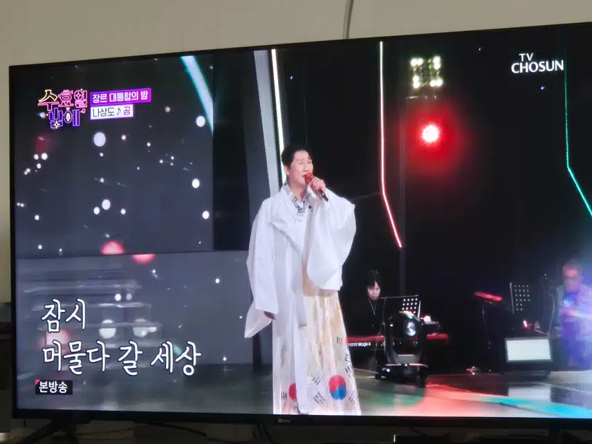 나상도님 다른사람노래할땐 열심 스텝으로 노래할땐 완전 프로가수지요