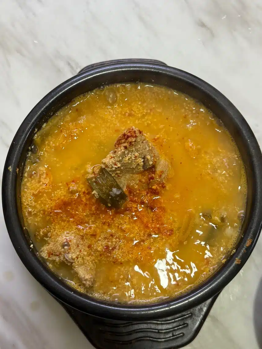 단백질가득 콩탕과 참치쌈장