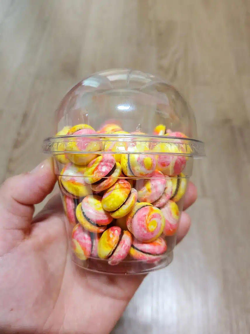 구경 오세요 미니마카롱 만들었어요💗