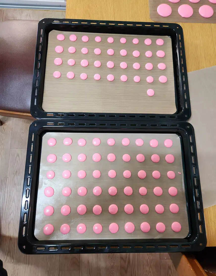 구경 오세요 미니마카롱 만들었어요💗
