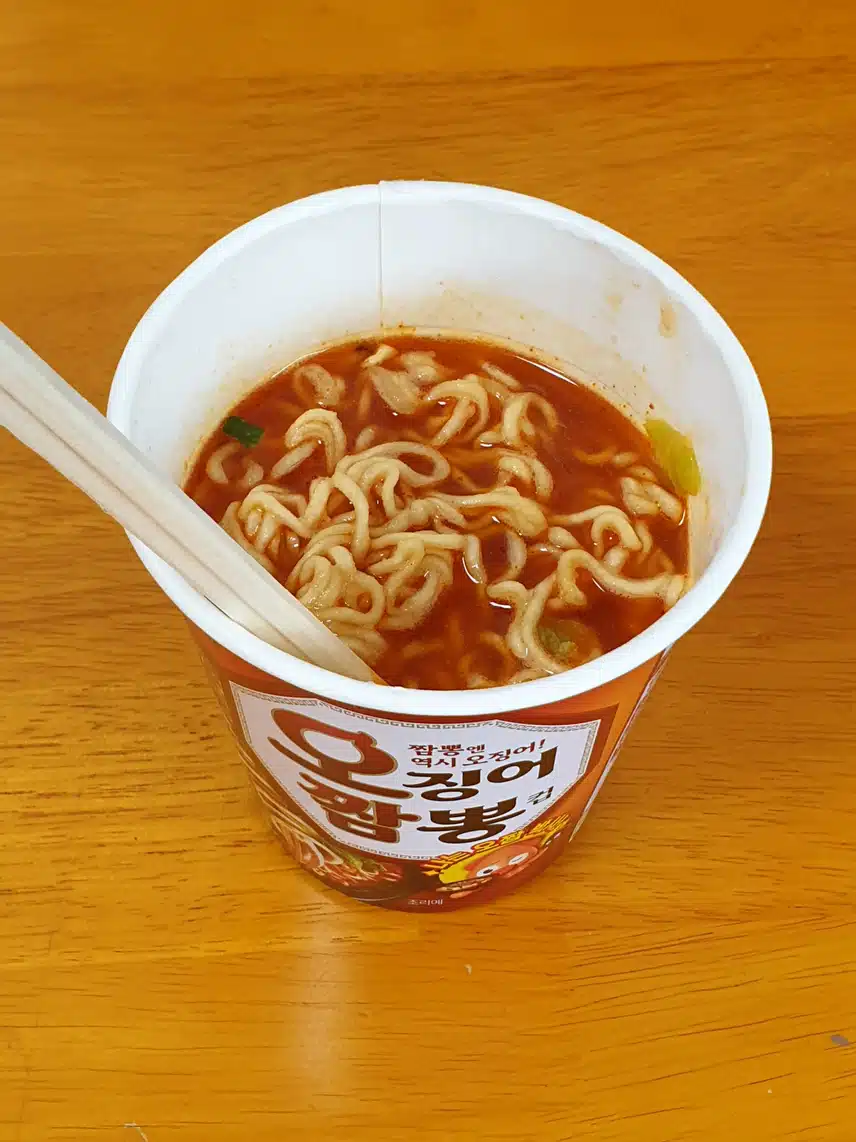 오징어짬뽕 컵라면