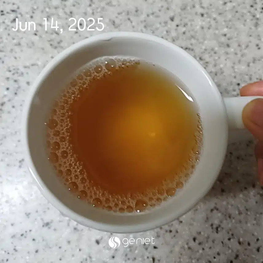 보리차 천천히 