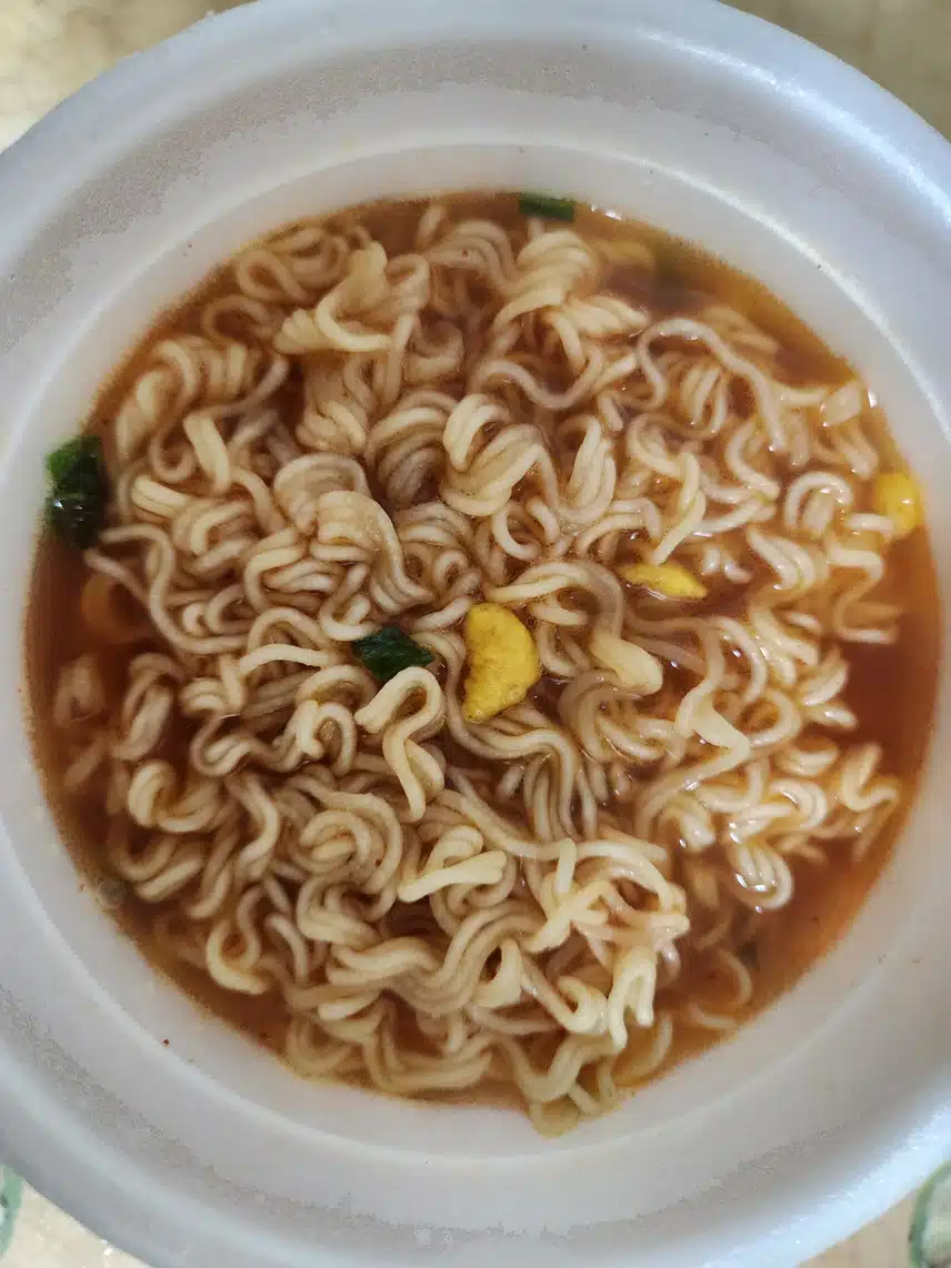 육개장 컵라면