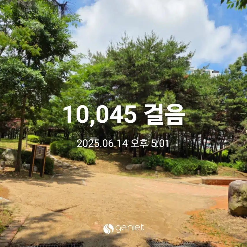 만보 걸었어요 
