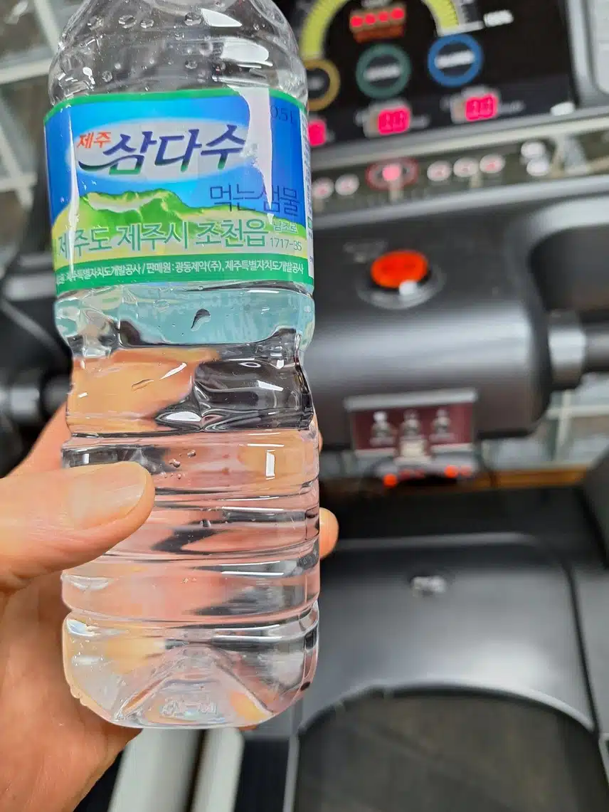 운동후 삼다수 마시기 인증