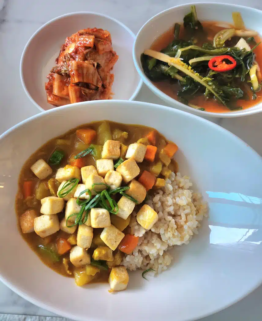 점심 두부 카레밥~🍛
