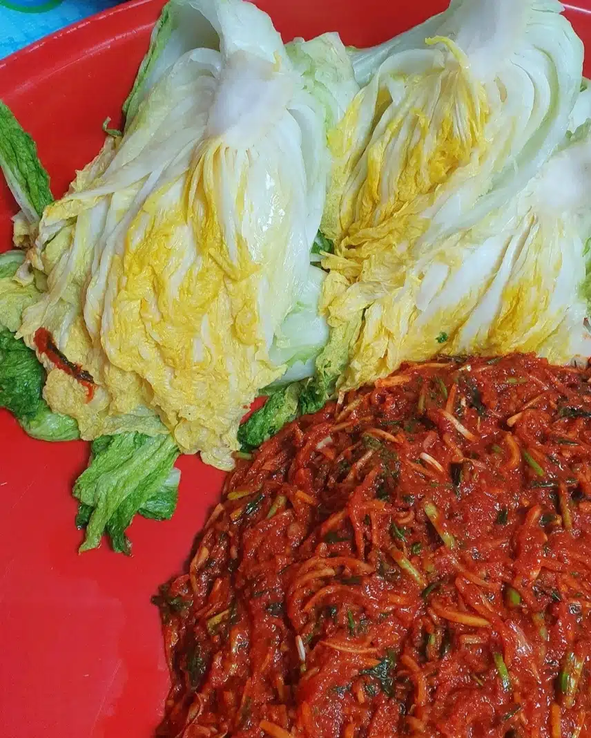 김치가 없어서 미니 김장해요.