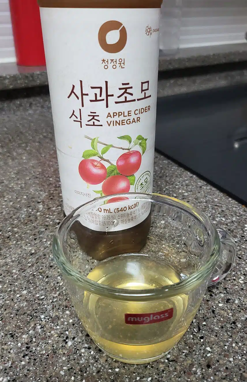 🍎사과초모식초 한 잔