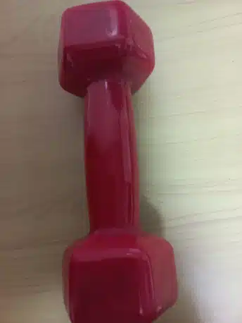 아령 운동하기