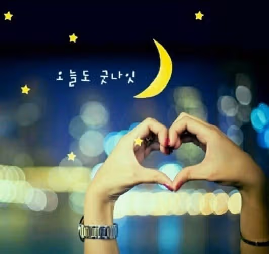 굿밤되세요 ~