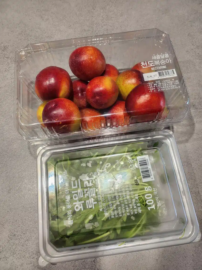 루꼴라와 천도 복숭아🍑