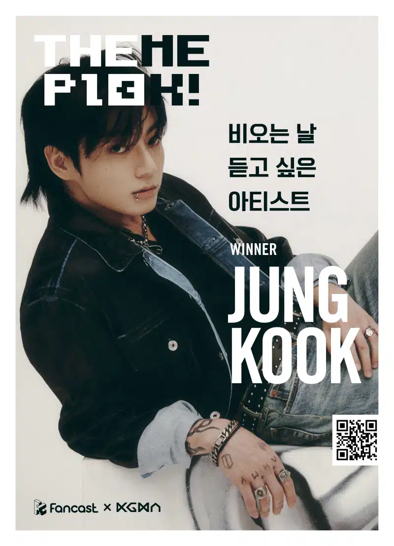 팬캐스트 설문조사에서 1위한 정국님 소식
