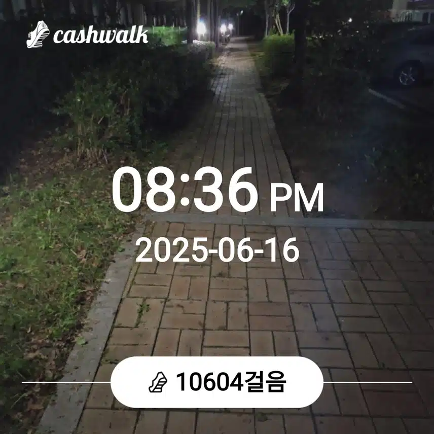 만보걷기...