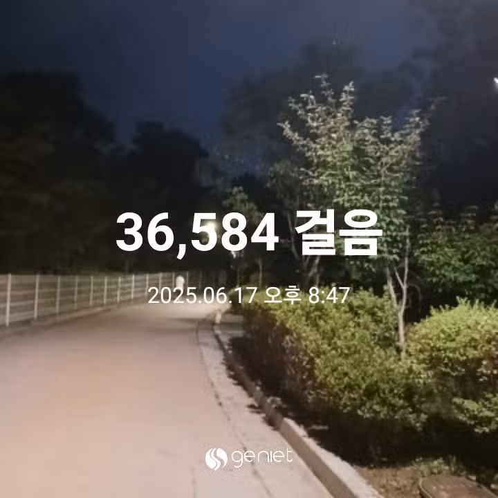 삼만보 걷기 