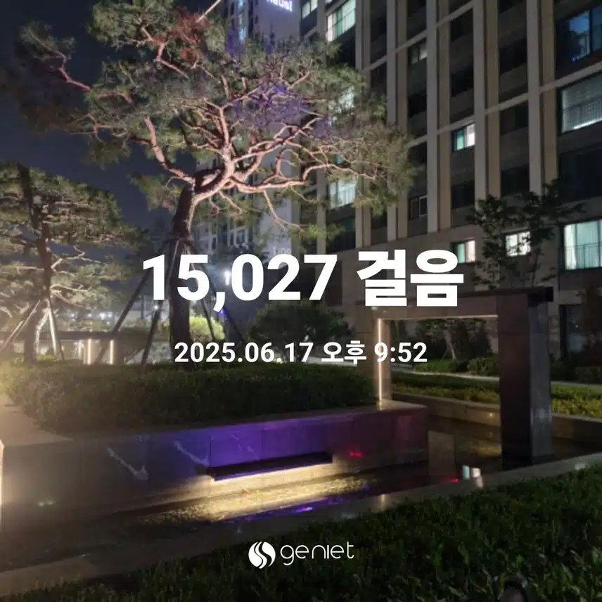 동네돌면서 저녁 만보마무리해요