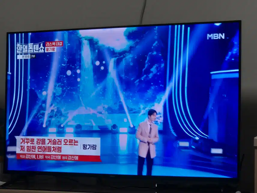 황가람님 말할때는 몰랐는데...노래할때 목소리가 완전 달라지네요
