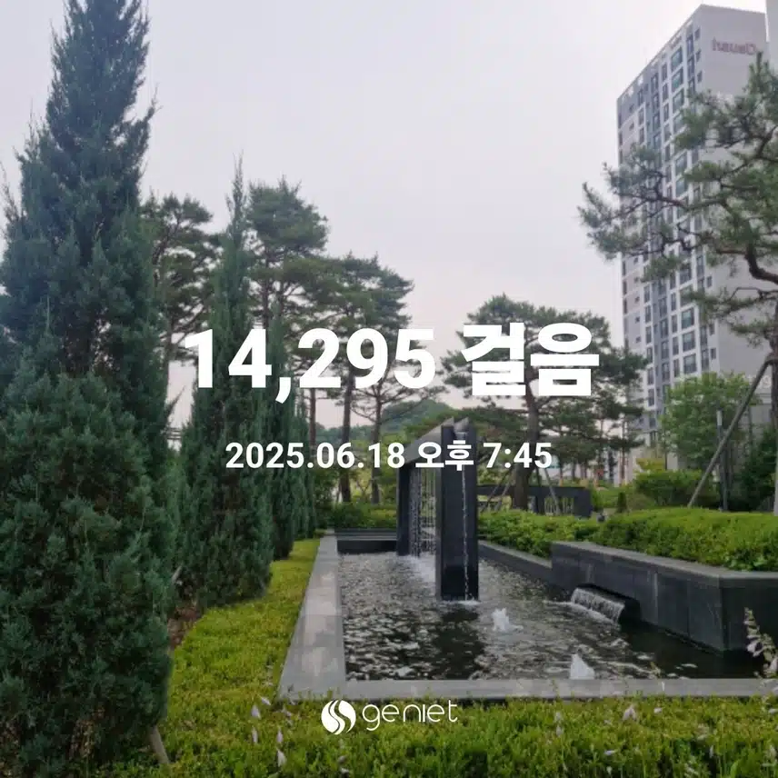 식후 걷고 마무리 해요