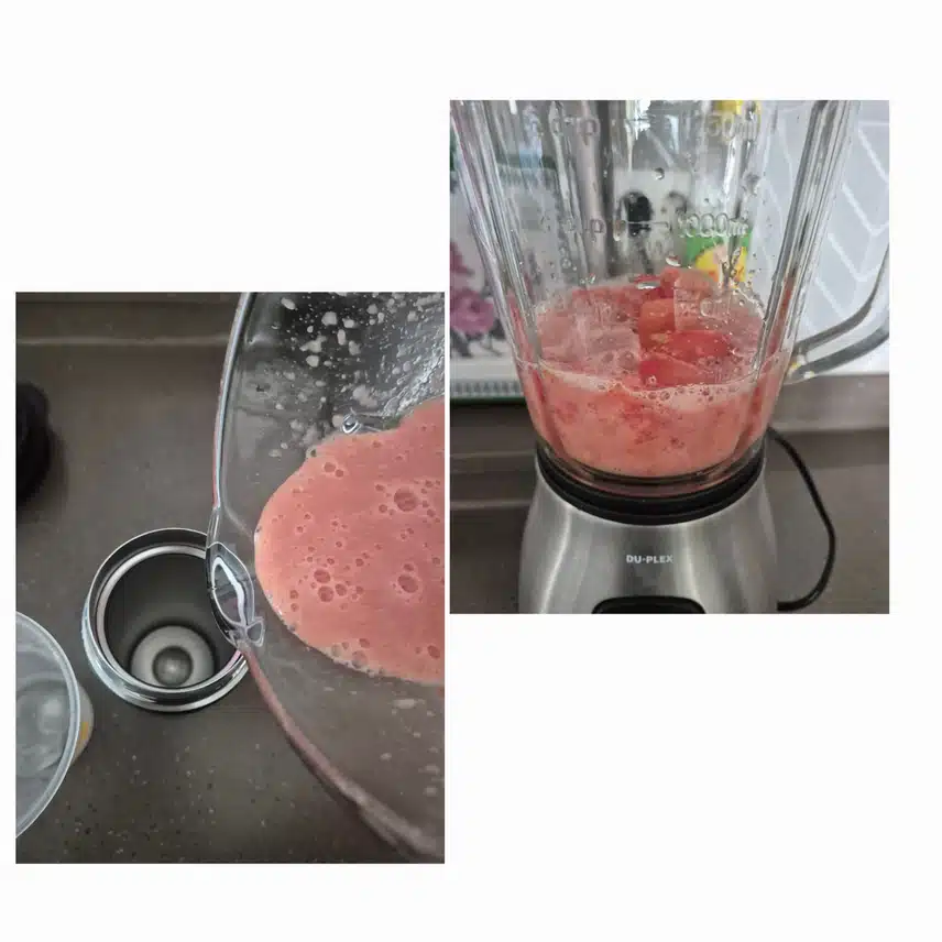 🍅홀라당 옷벗긴(*/∀＼*) 토마토 갈갈쥬스~🤗