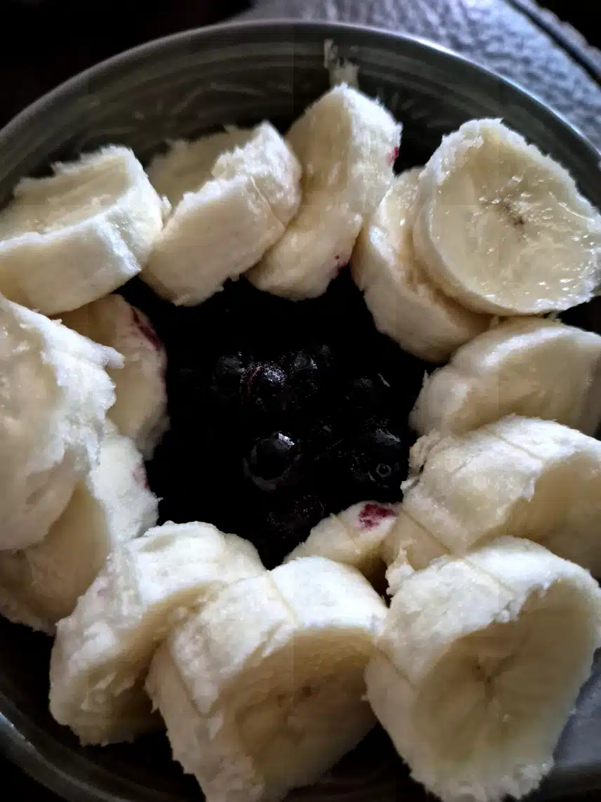 아침에 바나나