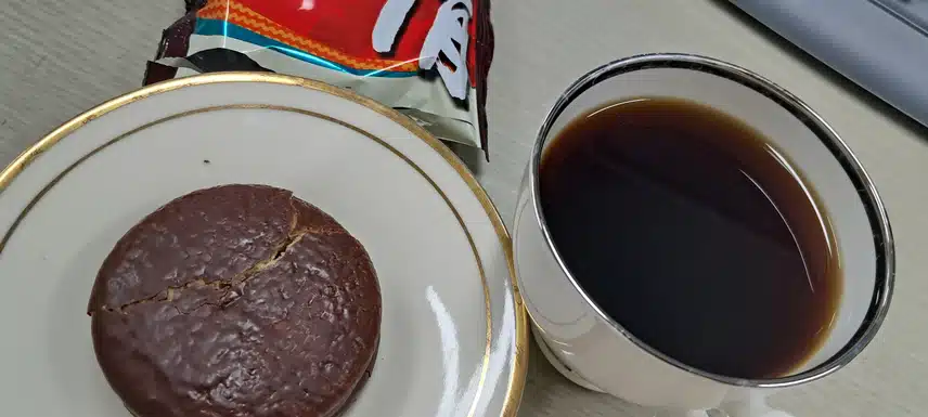 초코파이 정 이랑 커피