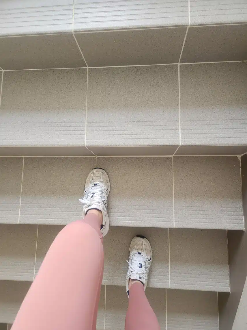 오전 계단 운동 