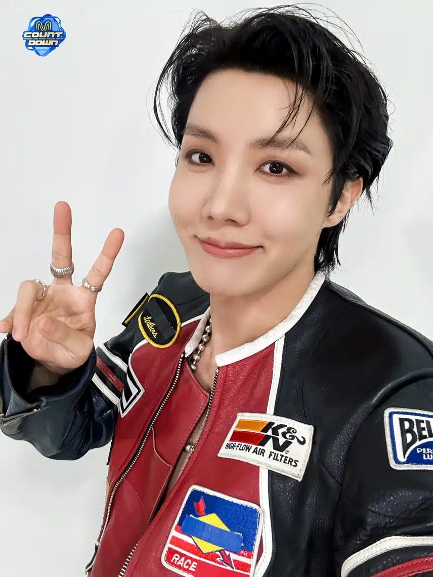 💜 엠카 제이홉 대기실 셀카 💜