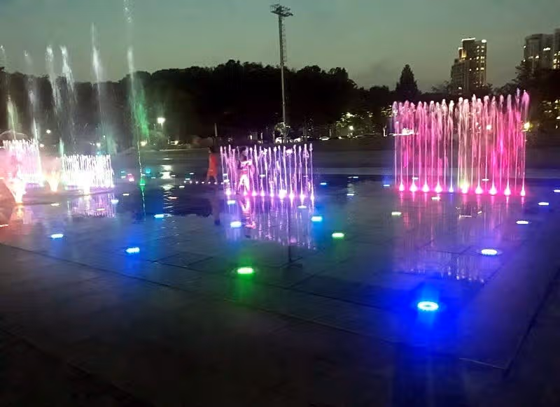 분수 시원해요 