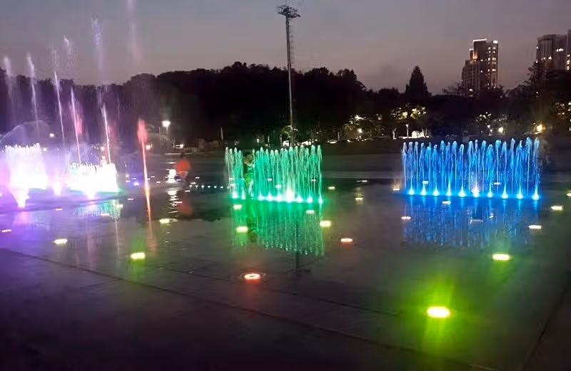 분수 시원해요 