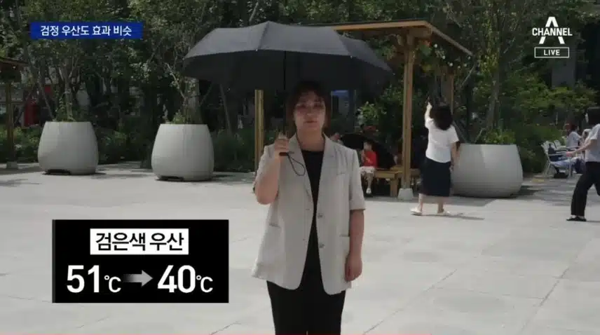 우산도 양산만큼 자외선을 차단할까?