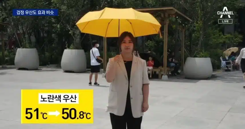 우산도 양산만큼 자외선을 차단할까?