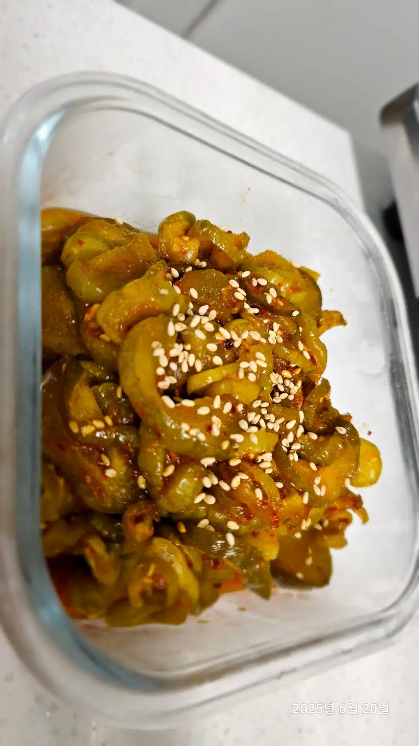 여름반찬-오이지무침