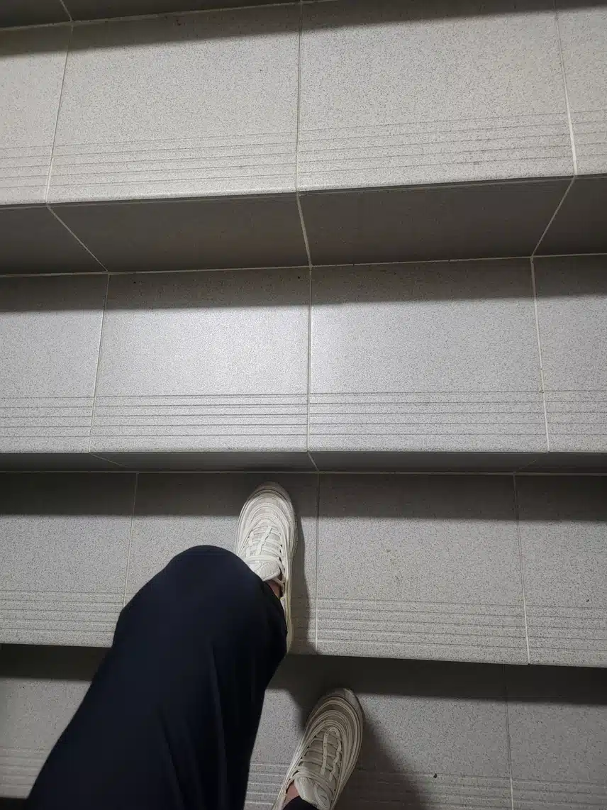 저녁 계단 오르기 