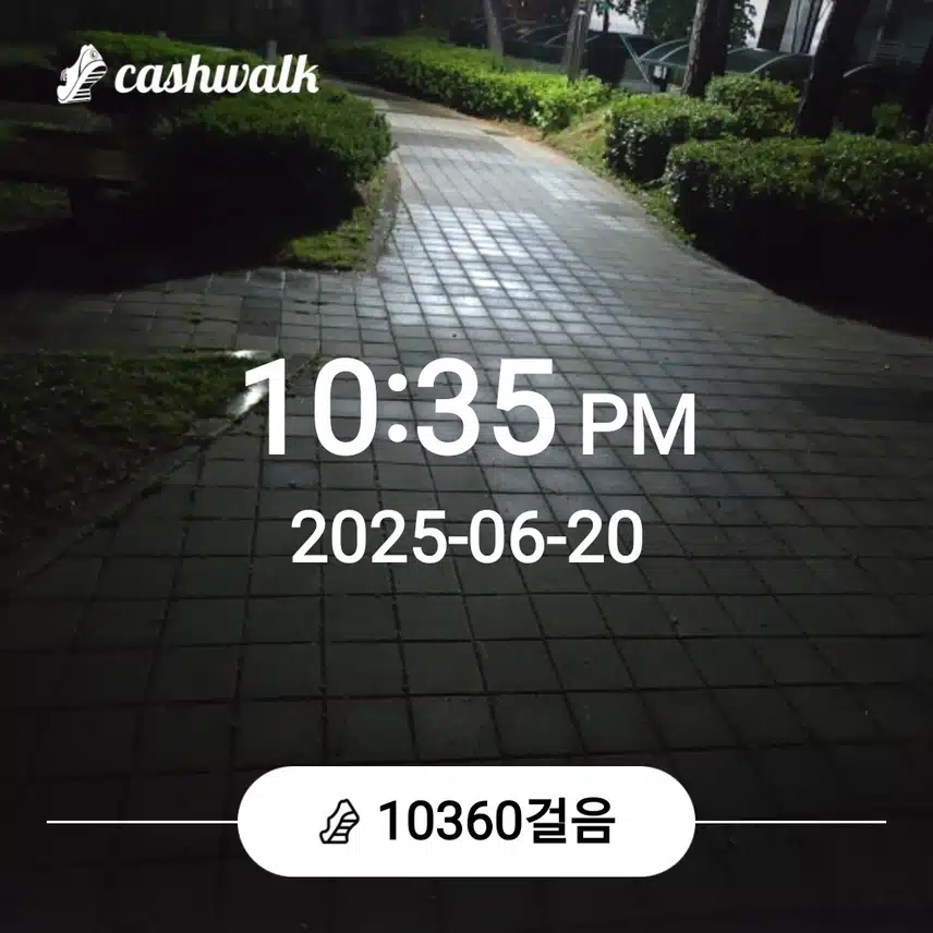 만보걷기....