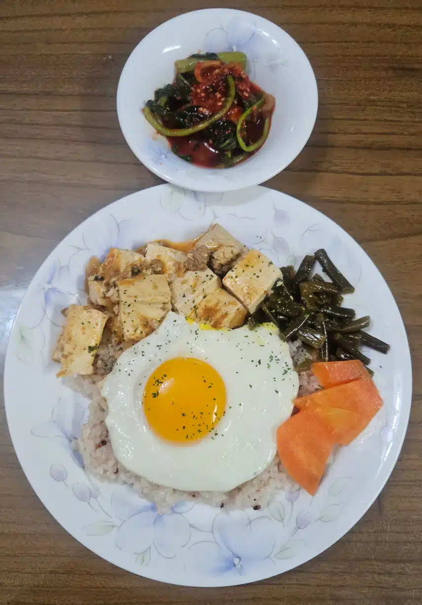 토마토마파두부 덮밥 한 그릇으로🍛🥕