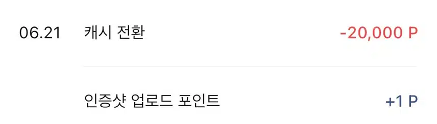 포인트 전환 문의요