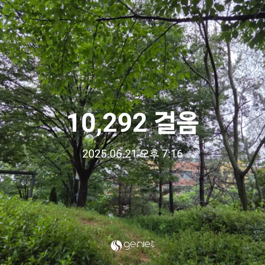 만보 걸었어요 