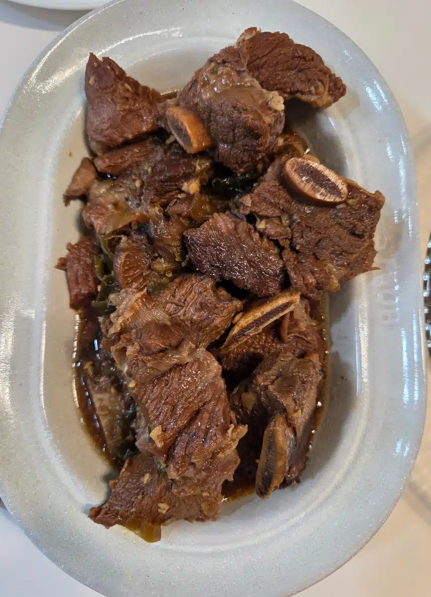 갈비찜 먹었어요 
