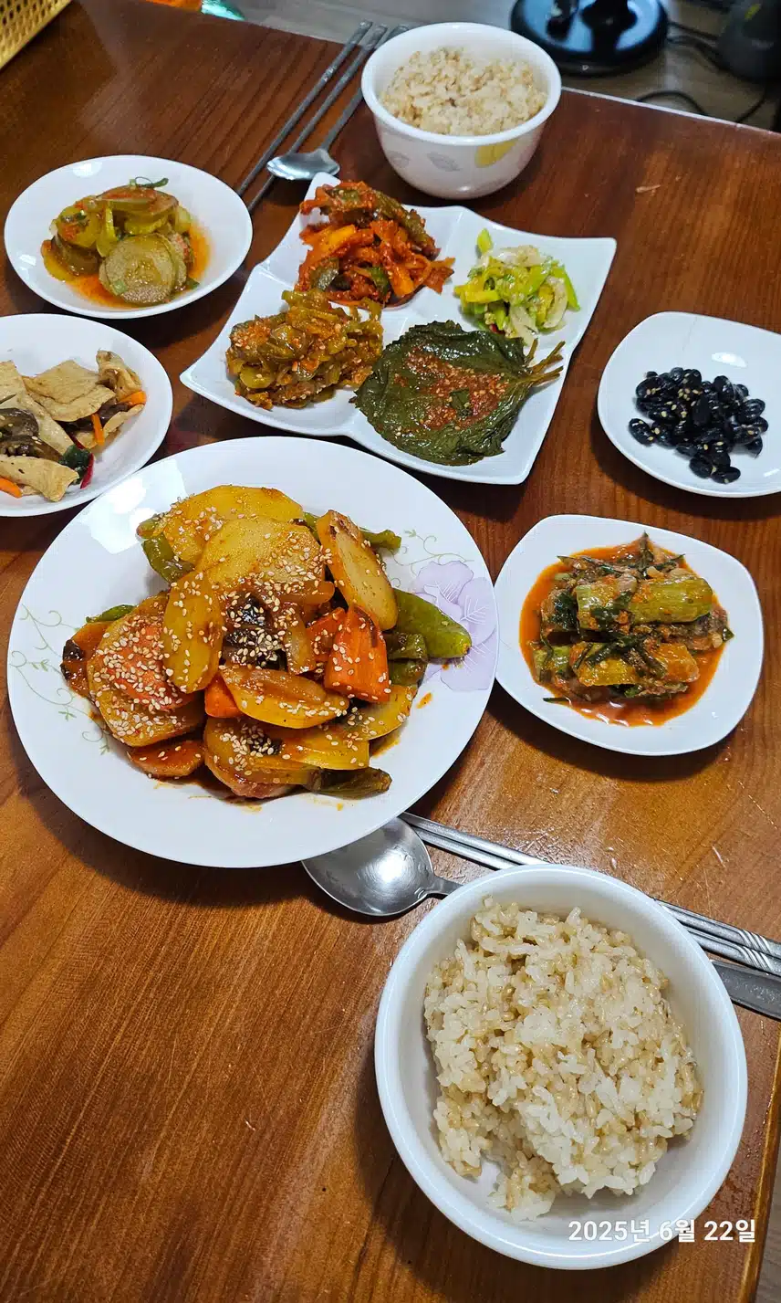일요일 아침밥상