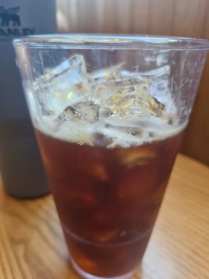 산책마무리는 아아로