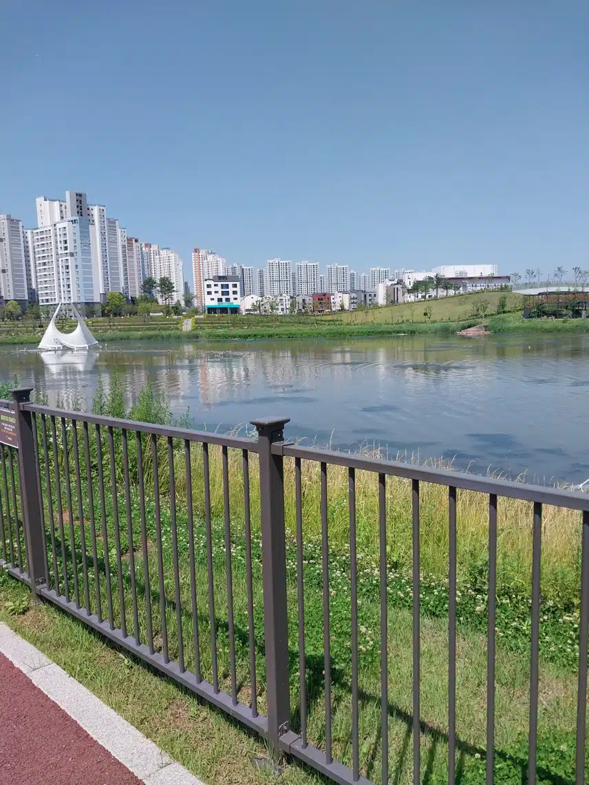 고덕 함박산 중앙공원 음악분수에 왔어요
