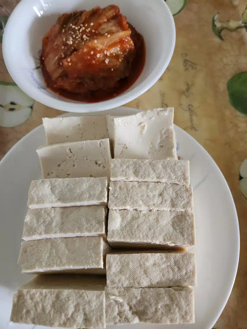 점심 두부