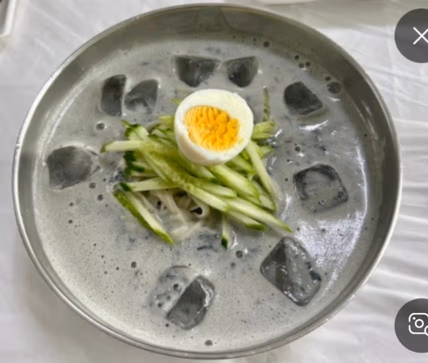 서리태 냉콩국수