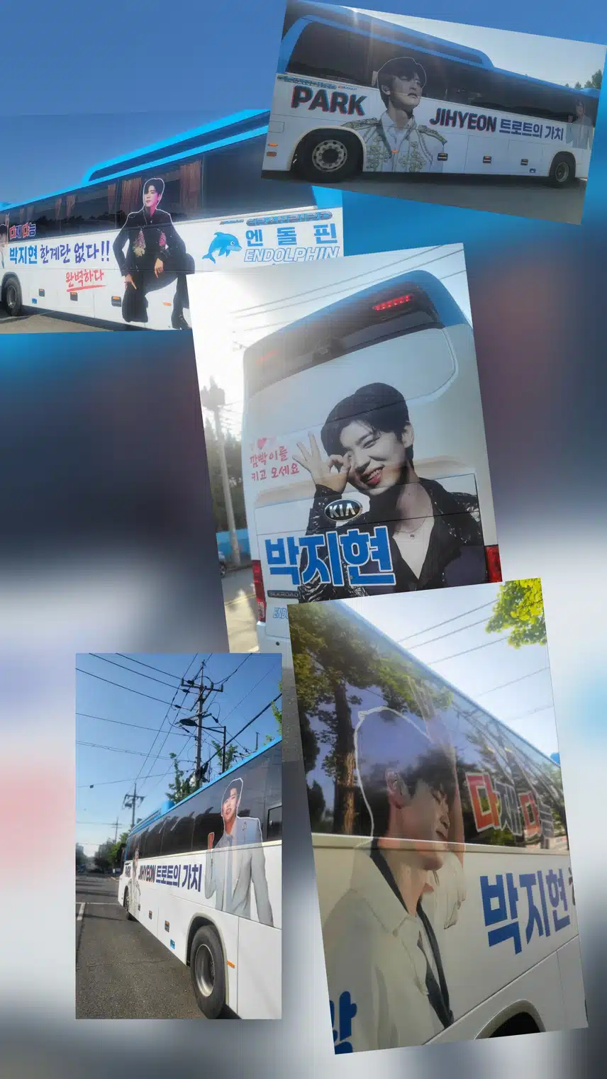 박지현 엔돌핀 랩핑버스 소개해요