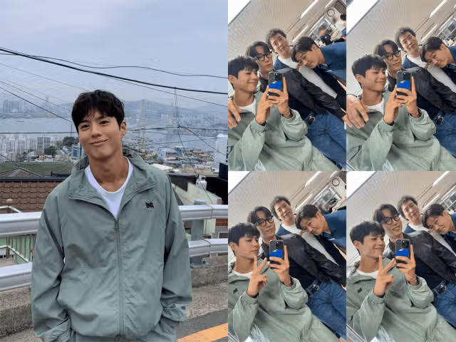 보검님이 굿보이 비하인드 사진들을 공개했네요