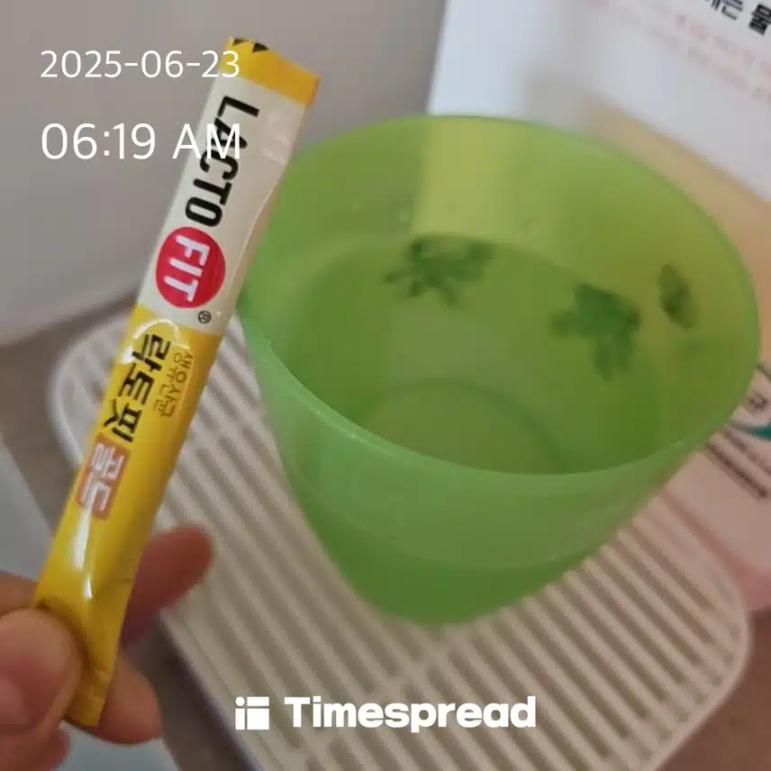 월요일 공복루틴