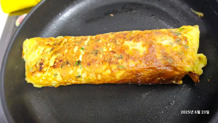 아침반찬-야채계란말이