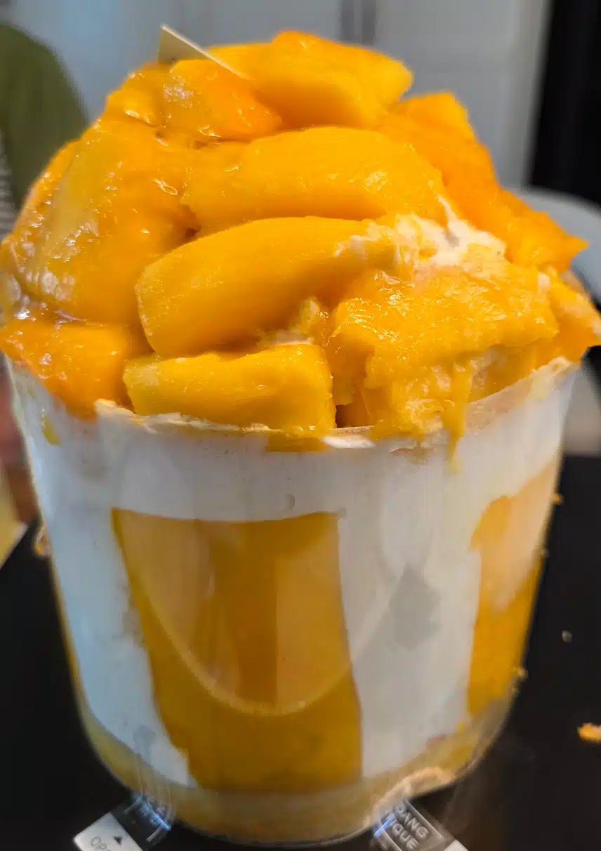 망고 캐익 맛있어요 
