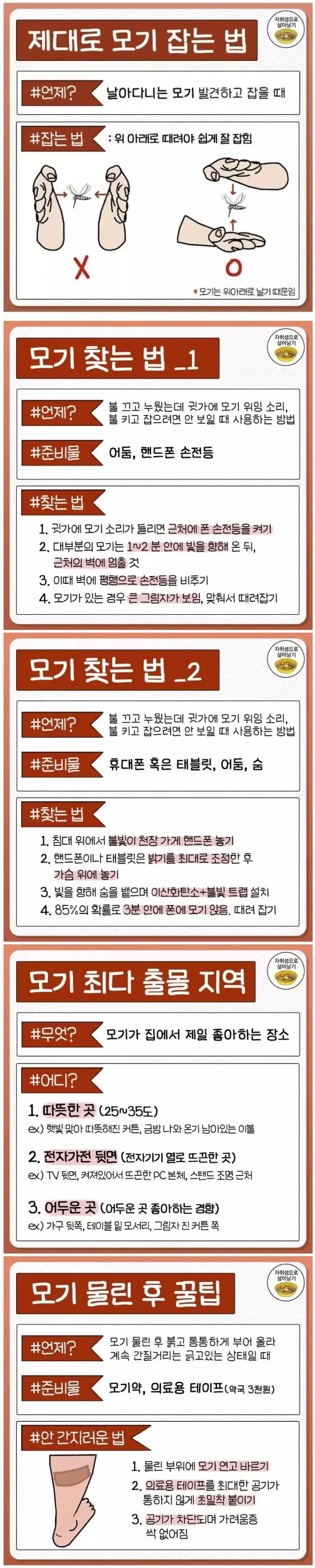 모기 제대로 잡는 법